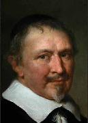 Govert flinck Portrait of a man surrounded by books oil painting